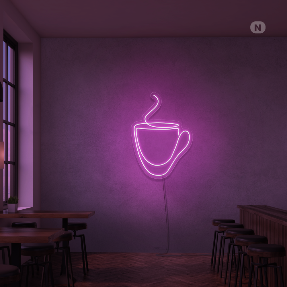 Neon Verlichting Koffiemok